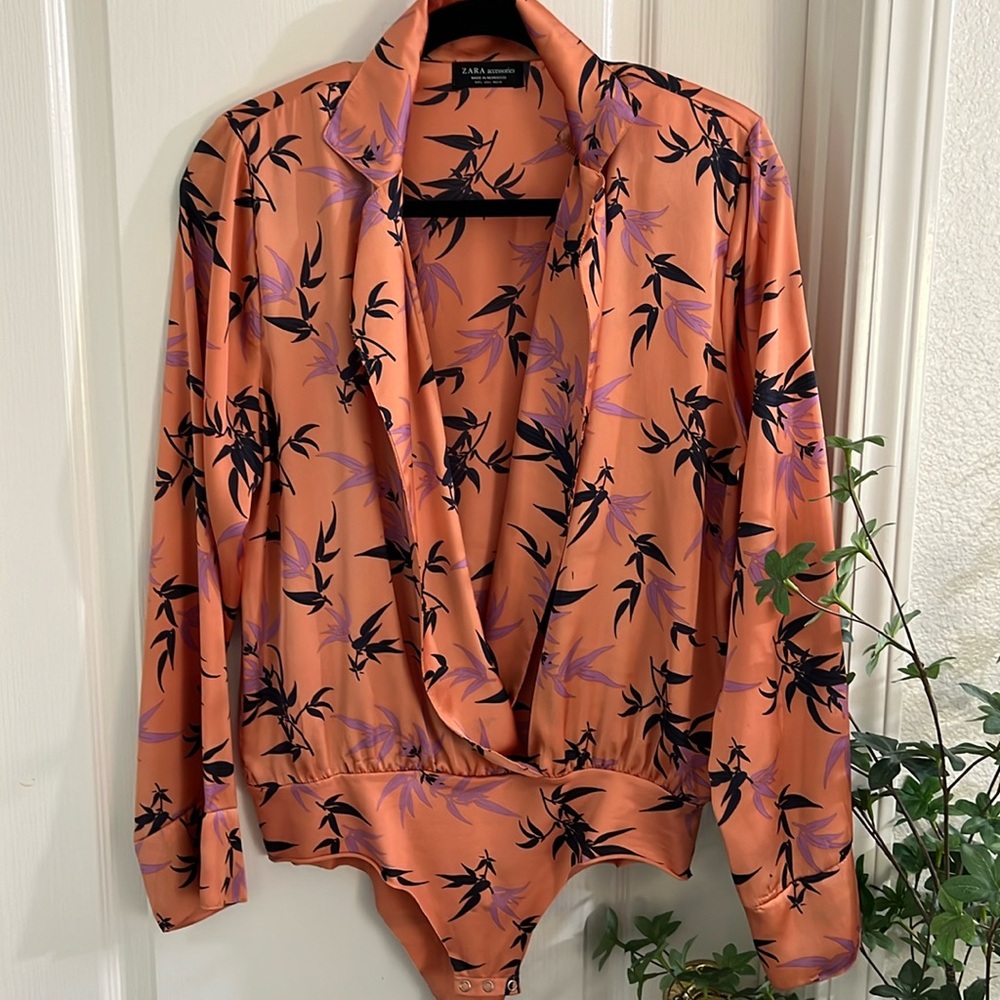 Zara Floral bodysuit